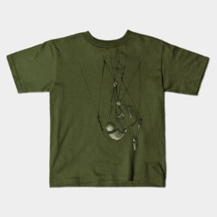 Creepy Puppet Climbing Kids T-Shirt